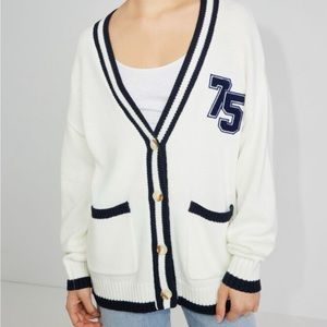 GARAGE varsity knit cardigan